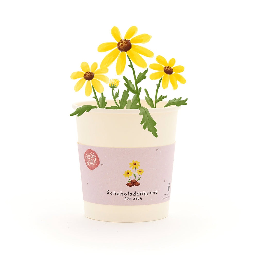 Schokoladenblume Becher