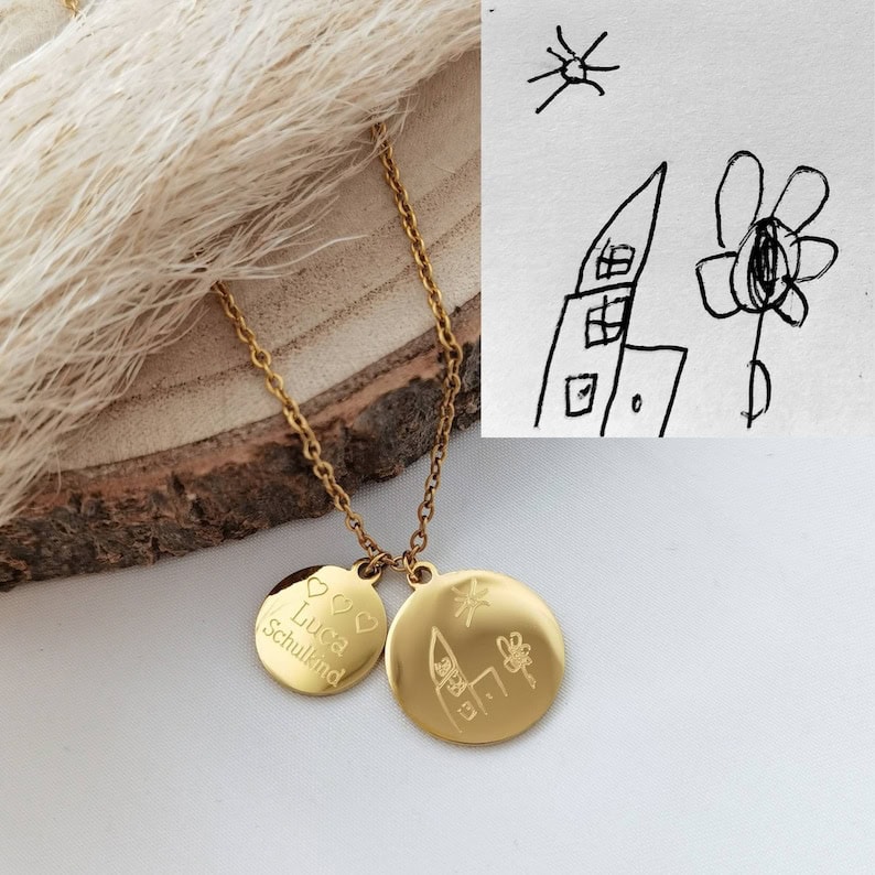 Kette mit Zeichnung