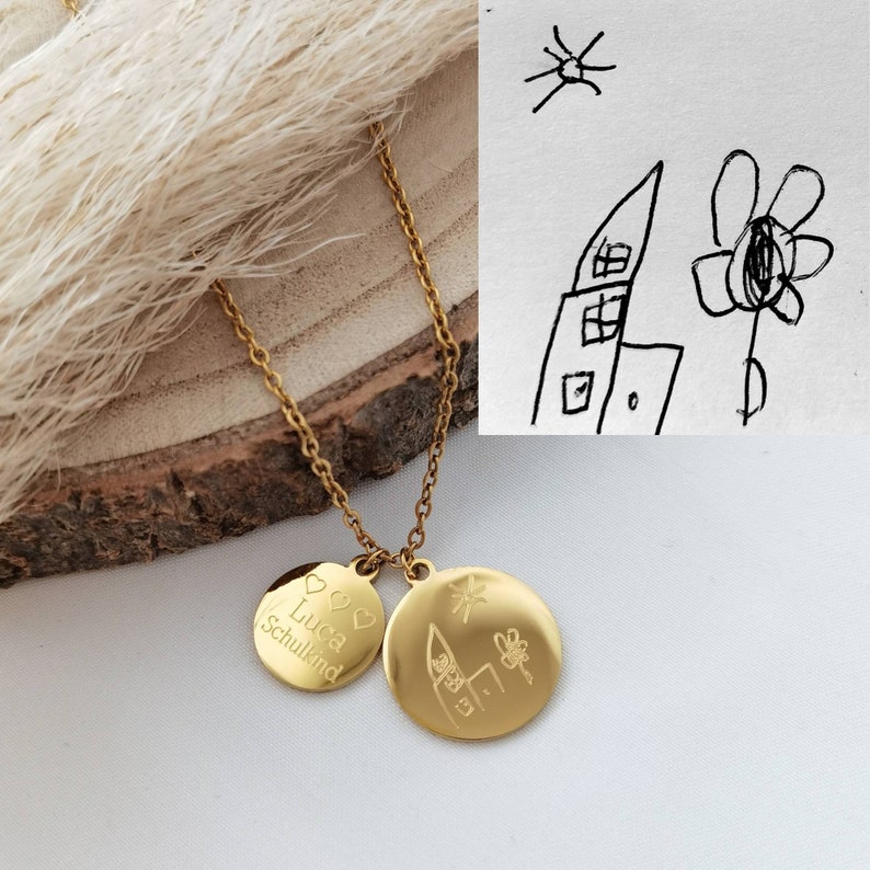 Kette mit Zeichnung